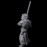Slightly Insane Dwarf Barbarian Miniature for Dungeons and Dragons, Pathfinder or other TTRPGs