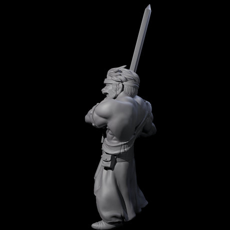 Slightly Insane Dwarf Barbarian Miniature for Dungeons and Dragons, Pathfinder or other TTRPGs