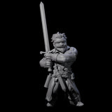 Slightly Insane Dwarf Barbarian Miniature for Dungeons and Dragons, Pathfinder or other TTRPGs