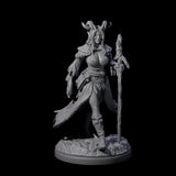 Slightly Unhinged Elf Druid Miniature for Dungeons and Dragons, Pathfinder or other TTRPGs