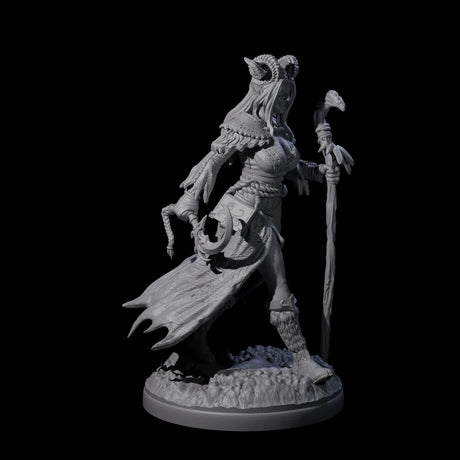 Slightly Unhinged Elf Druid Miniature for Dungeons and Dragons, Pathfinder or other TTRPGs