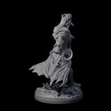 Slightly Unhinged Elf Druid Miniature for Dungeons and Dragons, Pathfinder or other TTRPGs