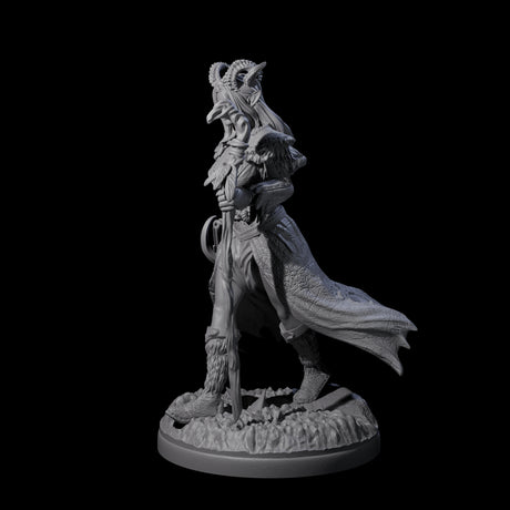 Slightly Unhinged Elf Druid Miniature for Dungeons and Dragons, Pathfinder or other TTRPGs