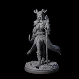 Slightly Unhinged Elf Druid Miniature for Dungeons and Dragons, Pathfinder or other TTRPGs