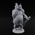 Slightly Confused Ettin Warrior Miniature for Dungeons and Dragons, Pathfinder or other TTRPGs