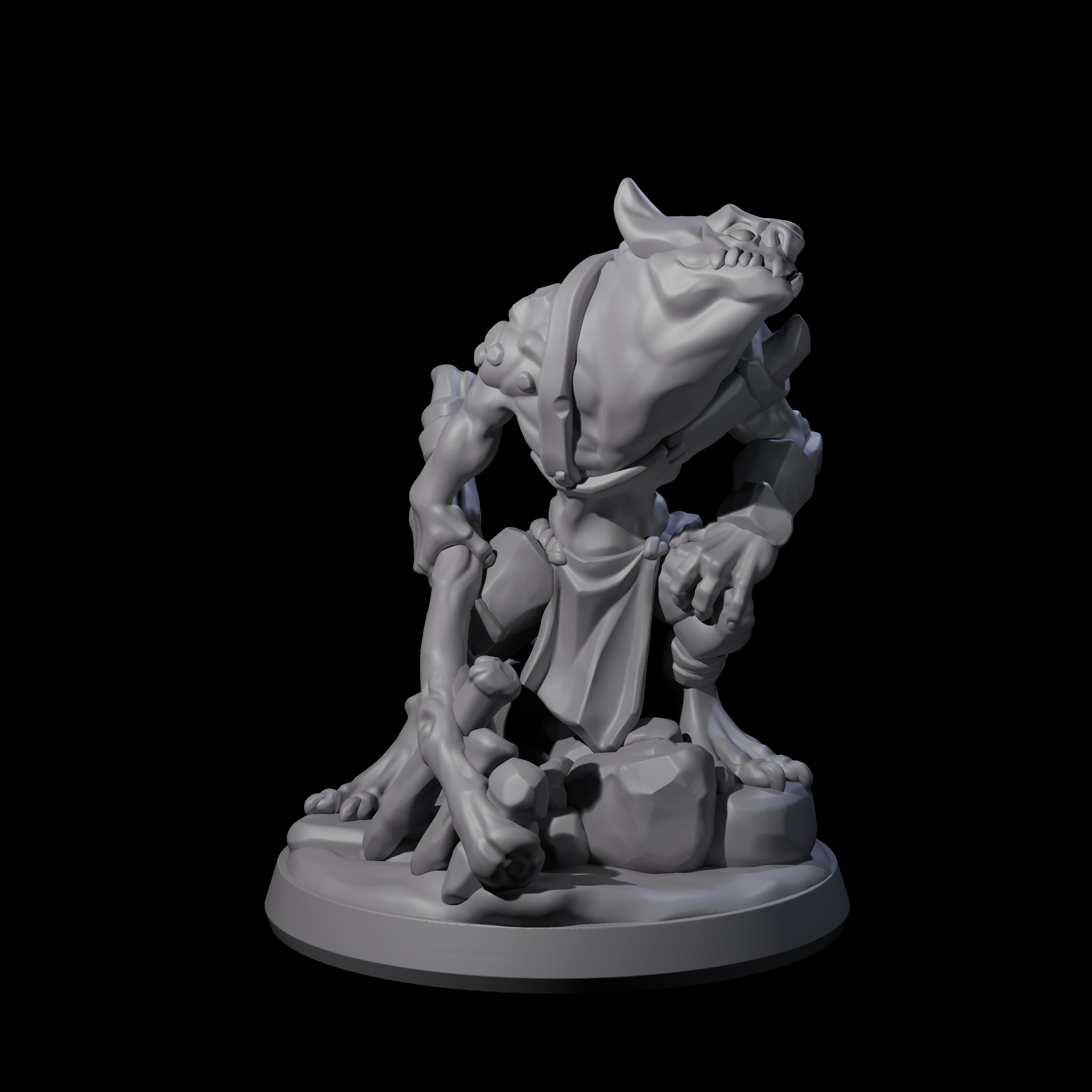 Slimy Creeping Kobold A Miniature for Dungeons and Dragons, Pathfinder or other TTRPGs