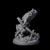 Slimy Creeping Kobold A Miniature for Dungeons and Dragons, Pathfinder or other TTRPGs