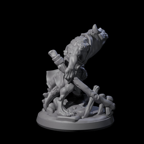 Slimy Creeping Kobold A Miniature for Dungeons and Dragons, Pathfinder or other TTRPGs
