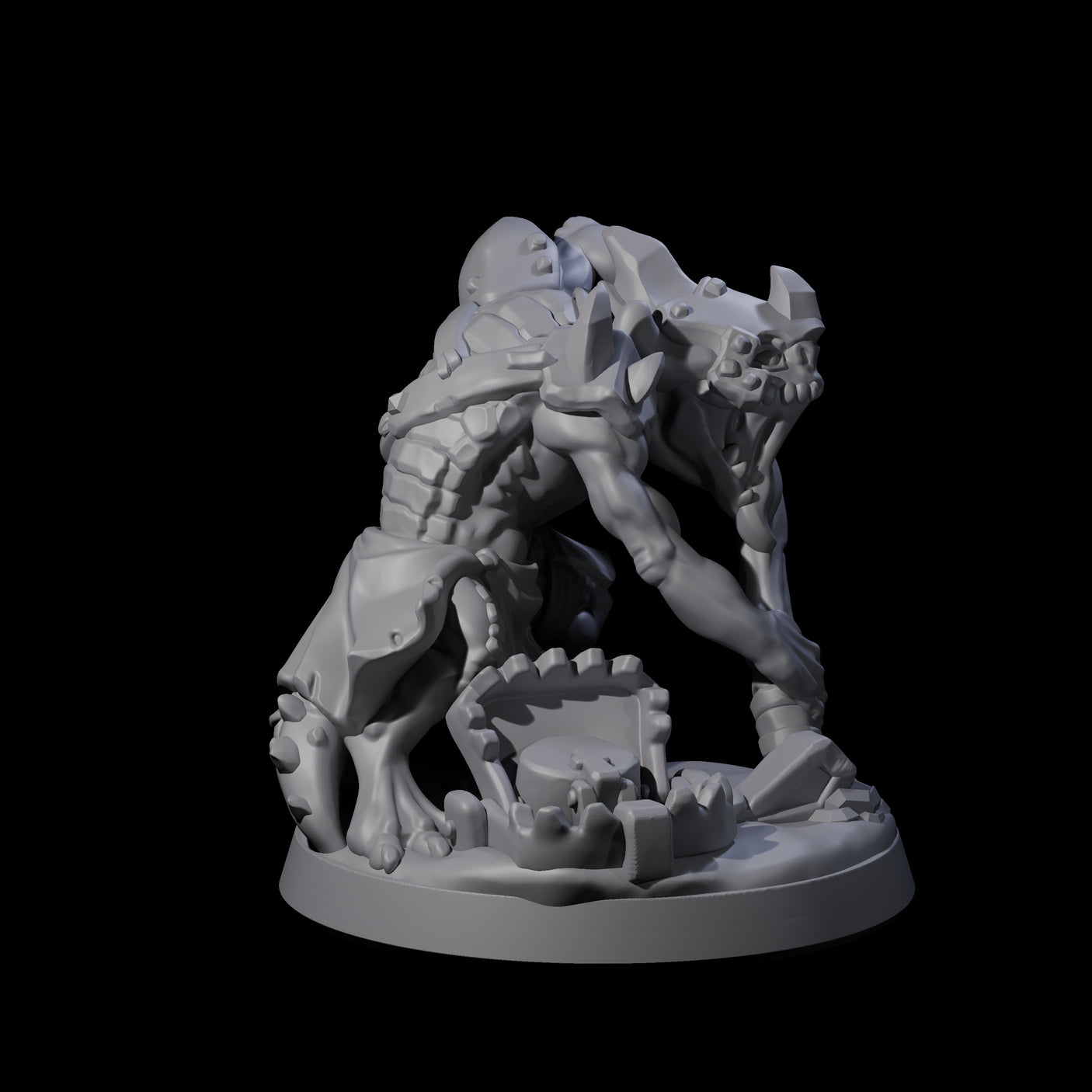 Slimy Creeping Kobold B Miniature for Dungeons and Dragons, Pathfinder or other TTRPGs