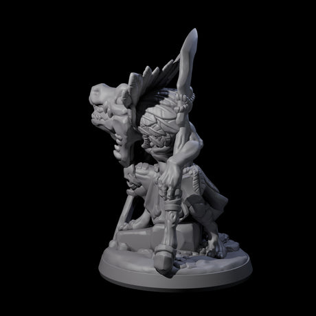 Slimy Creeping Kobold C Miniature for Dungeons and Dragons, Pathfinder or other TTRPGs