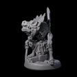 Slimy Creeping Kobold C Miniature for Dungeons and Dragons, Pathfinder or other TTRPGs