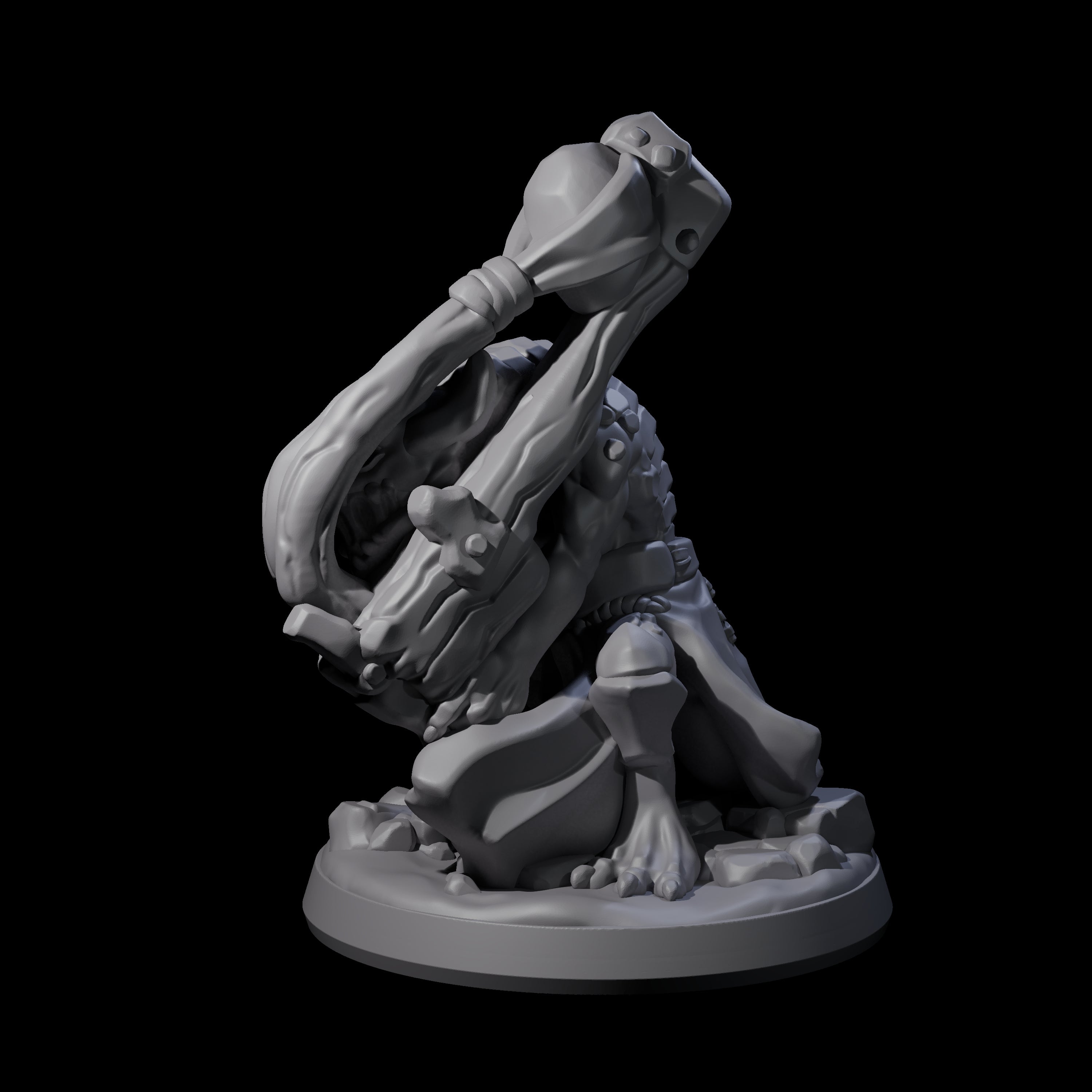 Slimy Creeping Kobold D Miniature for Dungeons and Dragons, Pathfinder or other TTRPGs