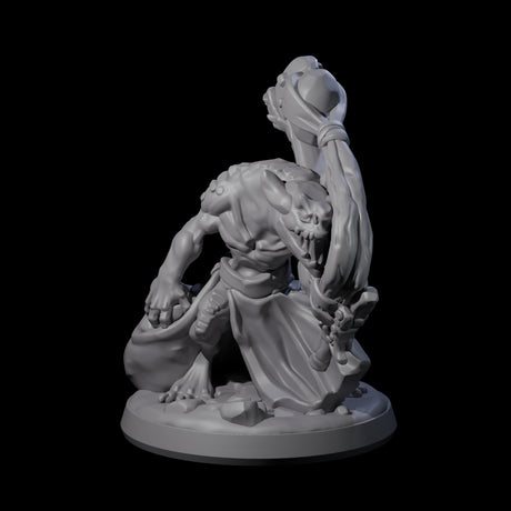 Slimy Creeping Kobold D Miniature for Dungeons and Dragons, Pathfinder or other TTRPGs
