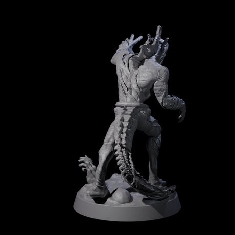 Slimy Lizardfolk Zombie A Miniature for Dungeons and Dragons, Pathfinder or other TTRPGs