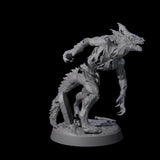 Slimy Lizardfolk Zombie B Miniature for Dungeons and Dragons, Pathfinder or other TTRPGs