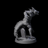 Slimy Lizardfolk Zombie B Miniature for Dungeons and Dragons, Pathfinder or other TTRPGs