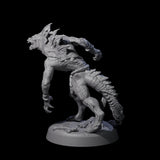 Slimy Lizardfolk Zombie B Miniature for Dungeons and Dragons, Pathfinder or other TTRPGs