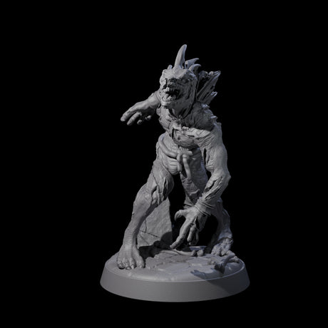 Slimy Lizardfolk Zombie B Miniature for Dungeons and Dragons, Pathfinder or other TTRPGs