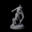 Slimy Lizardfolk Zombie B Miniature for Dungeons and Dragons, Pathfinder or other TTRPGs