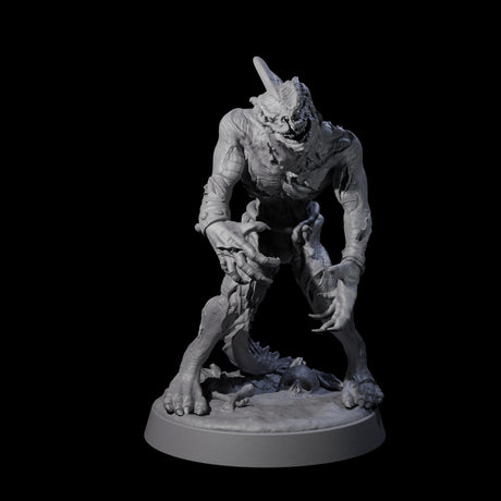 Slimy Lizardfolk Zombie C Miniature for Dungeons and Dragons, Pathfinder or other TTRPGs