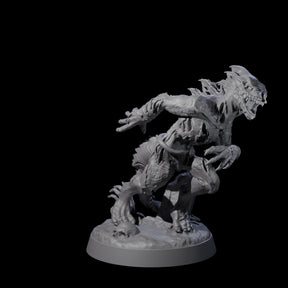 Slimy Lizardfolk Zombie D Miniature for Dungeons and Dragons, Pathfinder or other TTRPGs
