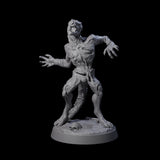 Slimy Lizardfolk Zombie E Miniature for Dungeons and Dragons, Pathfinder or other TTRPGs