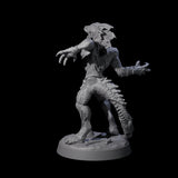Slimy Lizardfolk Zombie E Miniature for Dungeons and Dragons, Pathfinder or other TTRPGs