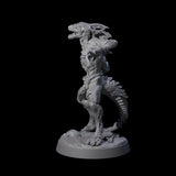 Slimy Lizardfolk Zombie E Miniature for Dungeons and Dragons, Pathfinder or other TTRPGs