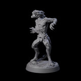 Slimy Lizardfolk Zombie E Miniature for Dungeons and Dragons, Pathfinder or other TTRPGs