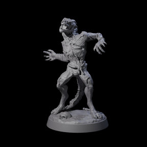 Slimy Lizardfolk Zombie E Miniature for Dungeons and Dragons, Pathfinder or other TTRPGs