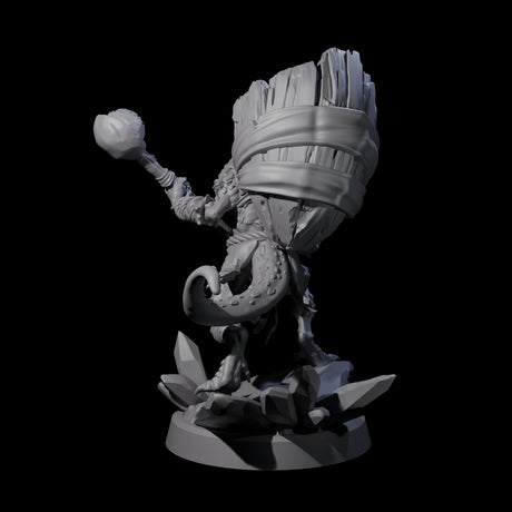Slimy Troglodyte Cultist A Miniature for Dungeons and Dragons, Pathfinder or other TTRPGs