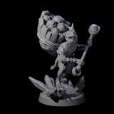 Slimy Troglodyte Cultist A Miniature for Dungeons and Dragons, Pathfinder or other TTRPGs