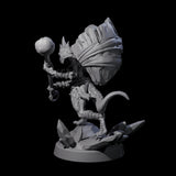 Slimy Troglodyte Cultist A Miniature for Dungeons and Dragons, Pathfinder or other TTRPGs