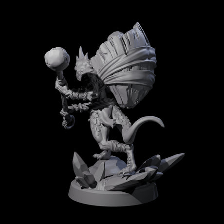 Slimy Troglodyte Cultist A Miniature for Dungeons and Dragons, Pathfinder or other TTRPGs