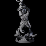 Slimy Troglodyte Cultist C Miniature for Dungeons and Dragons, Pathfinder or other TTRPGs