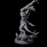 Slimy Troglodyte Cultist C Miniature for Dungeons and Dragons, Pathfinder or other TTRPGs