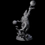 Slimy Troglodyte Cultist D Miniature for Dungeons and Dragons, Pathfinder or other TTRPGs