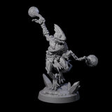 Slimy Troglodyte Cultist D Miniature for Dungeons and Dragons, Pathfinder or other TTRPGs