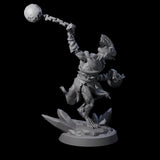 Slimy Troglodyte Cultist D Miniature for Dungeons and Dragons, Pathfinder or other TTRPGs
