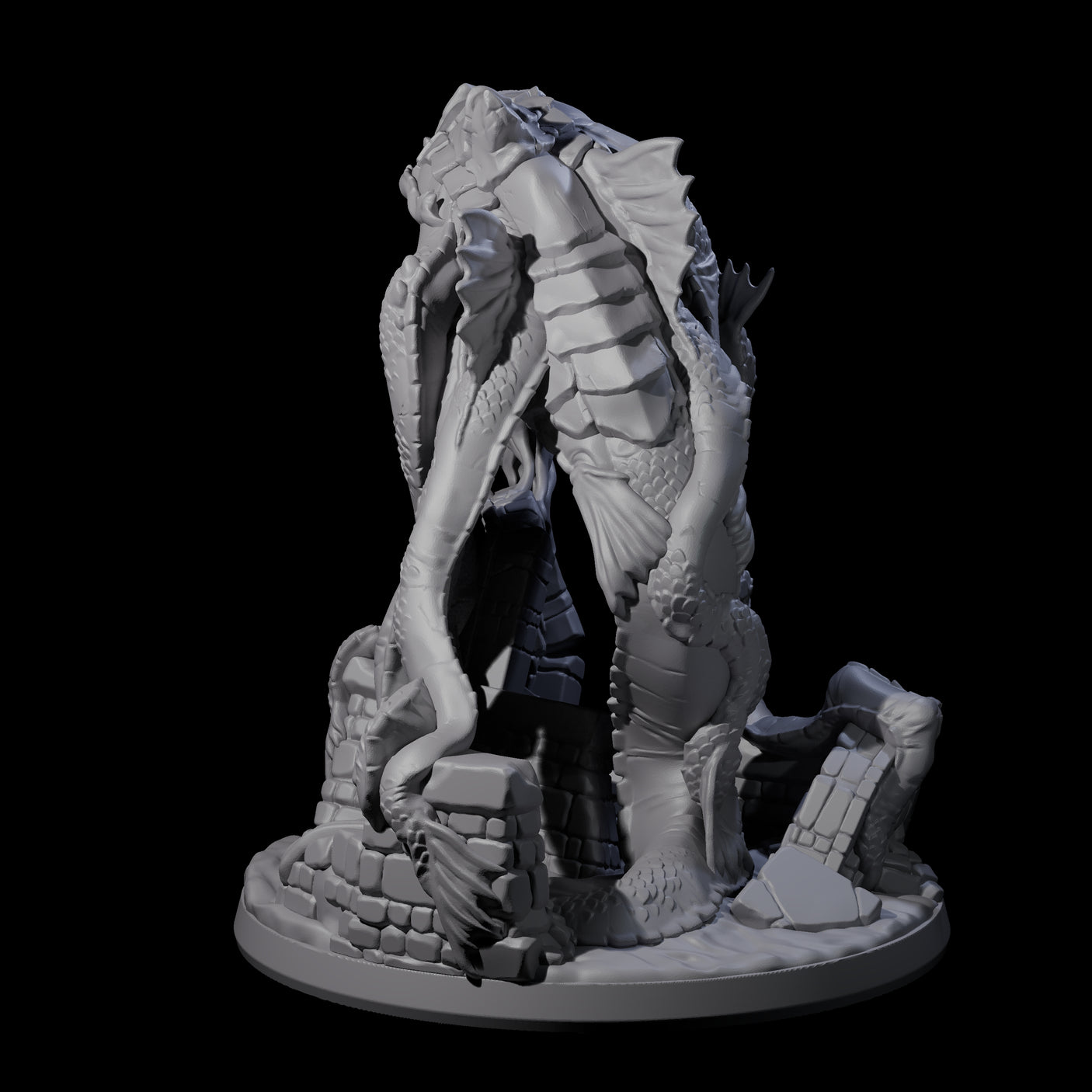 Slinking Aboleth Miniature for Dungeons and Dragons, Pathfinder or other TTRPGs