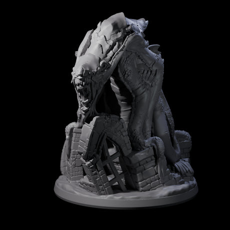 Slinking Aboleth Miniature for Dungeons and Dragons, Pathfinder or other TTRPGs