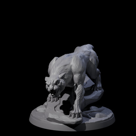 Slinking Panther A Miniature for Dungeons and Dragons, Pathfinder or other TTRPGs