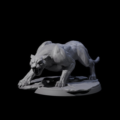 Slinking Panther D Miniature for Dungeons and Dragons, Pathfinder or other TTRPGs
