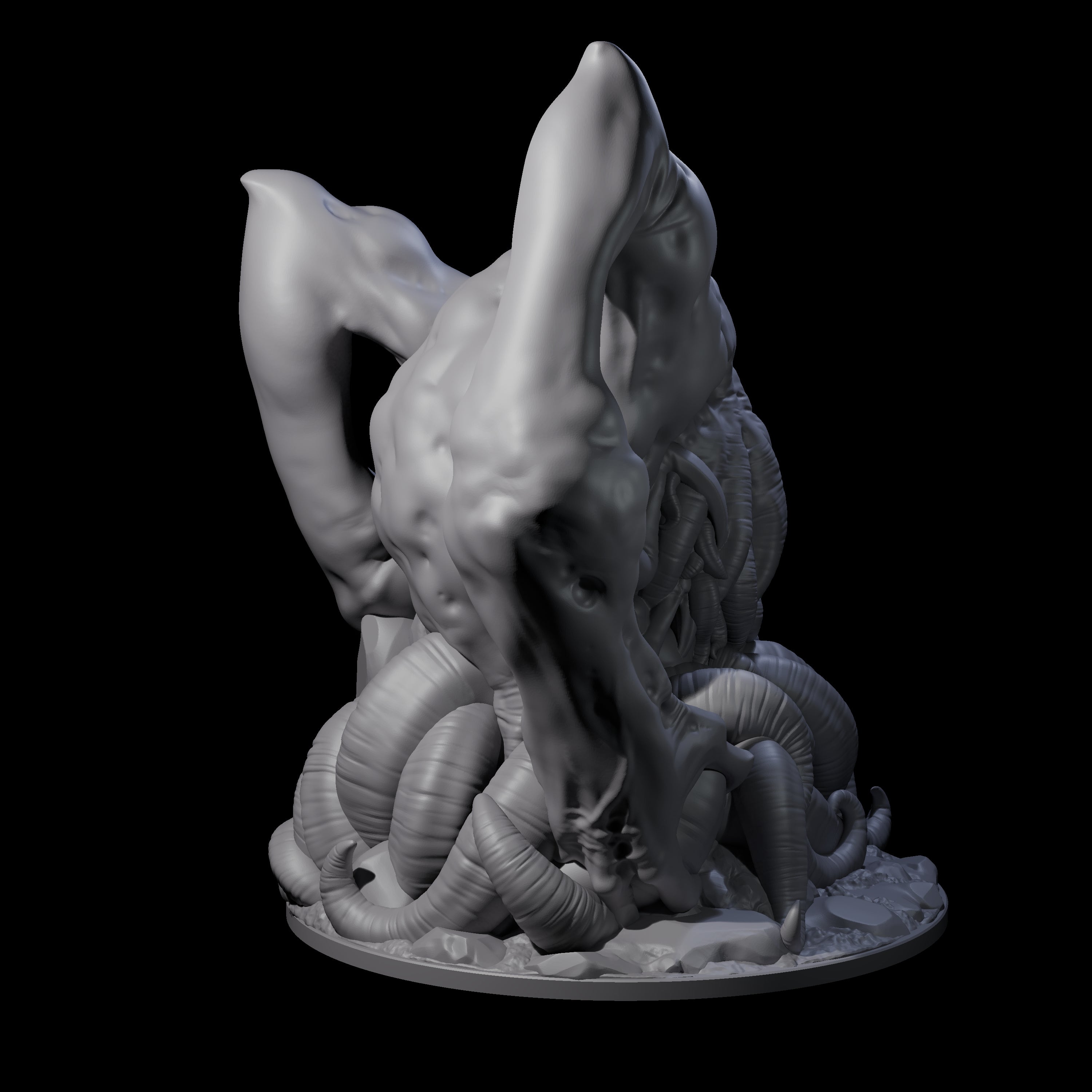 Slithering Cthulhu Aberration Miniature for Dungeons and Dragons, Pathfinder or other TTRPGs