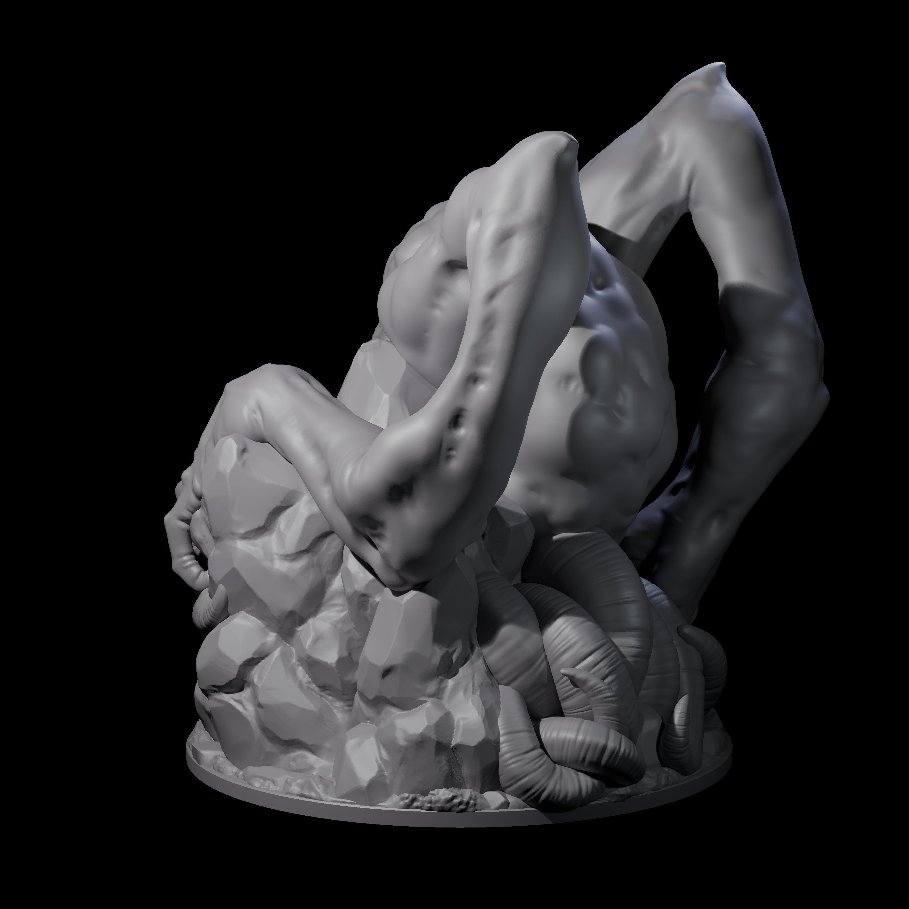 Slithering Cthulhu Aberration Miniature for Dungeons and Dragons, Pathfinder or other TTRPGs
