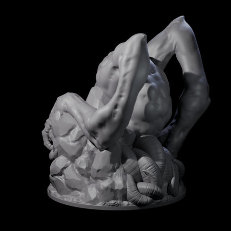 Slithering Cthulhu Aberration Miniature for Dungeons and Dragons, Pathfinder or other TTRPGs