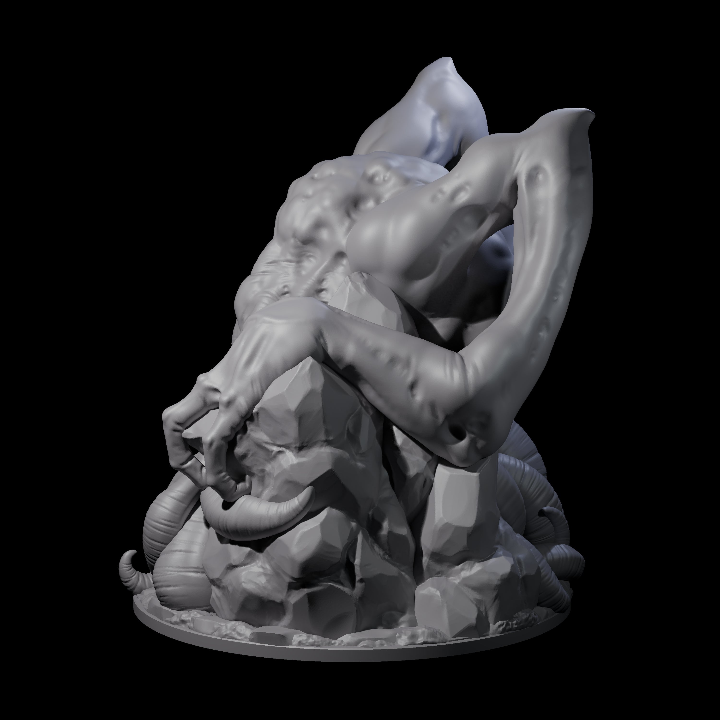 Slithering Cthulhu Aberration Miniature for Dungeons and Dragons, Pathfinder or other TTRPGs