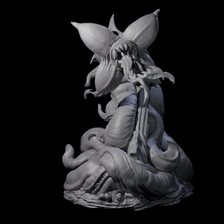 Slithering Devourer Miniature for Dungeons and Dragons, Pathfinder or other TTRPGs