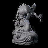 Slithering Devourer Miniature for Dungeons and Dragons, Pathfinder or other TTRPGs