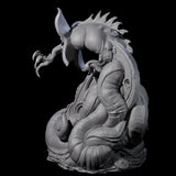 Slithering Devourer Miniature for Dungeons and Dragons, Pathfinder or other TTRPGs